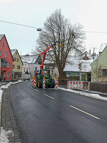 Schlepper im Feld